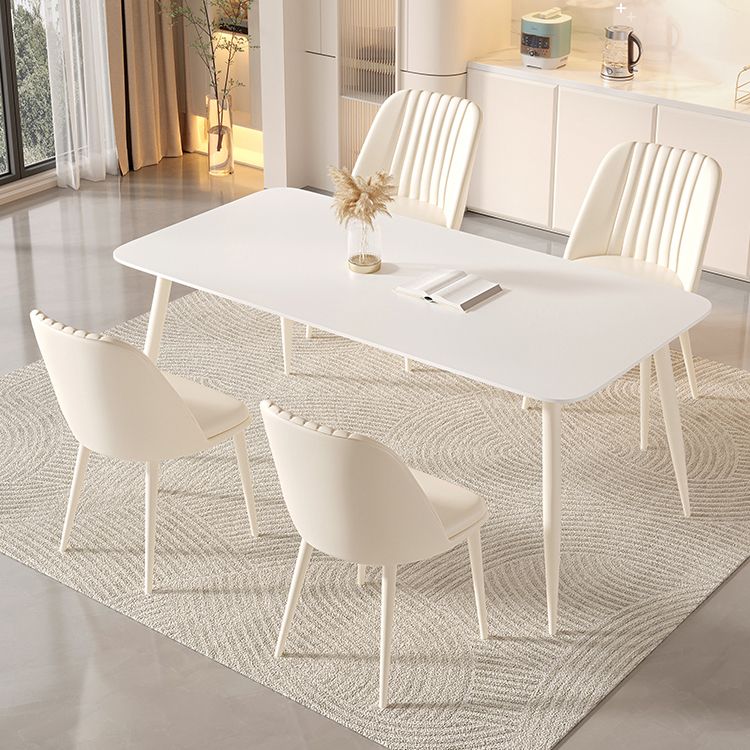 長方形1/2/5/7ピース家具焼けた石造りのダイニングセット