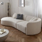 Fabric Scandinavian Curved Sectional 27.55" High Sectional Sofa Clearhalo 'furn' 'furn_sectionals' 'Furniture' 'Living Room Furniture' 'Sectionals' 1200x1200_3c4b2a33-85dd-450f-ab22-eed8c67b43e9