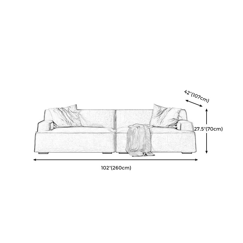 Stationary Stain Resistant Living Room Square Arm Standard Sofa Clearhalo &#39;furn&#39; &#39;furn_sofas&#39; &#39;Furniture&#39; &#39;Living Room Furniture&#39; &#39;Sofa&#39; &#39;sofas&#39; 1200x1200_3c4b6757-a328-47dd-9c62-40ea882daac8