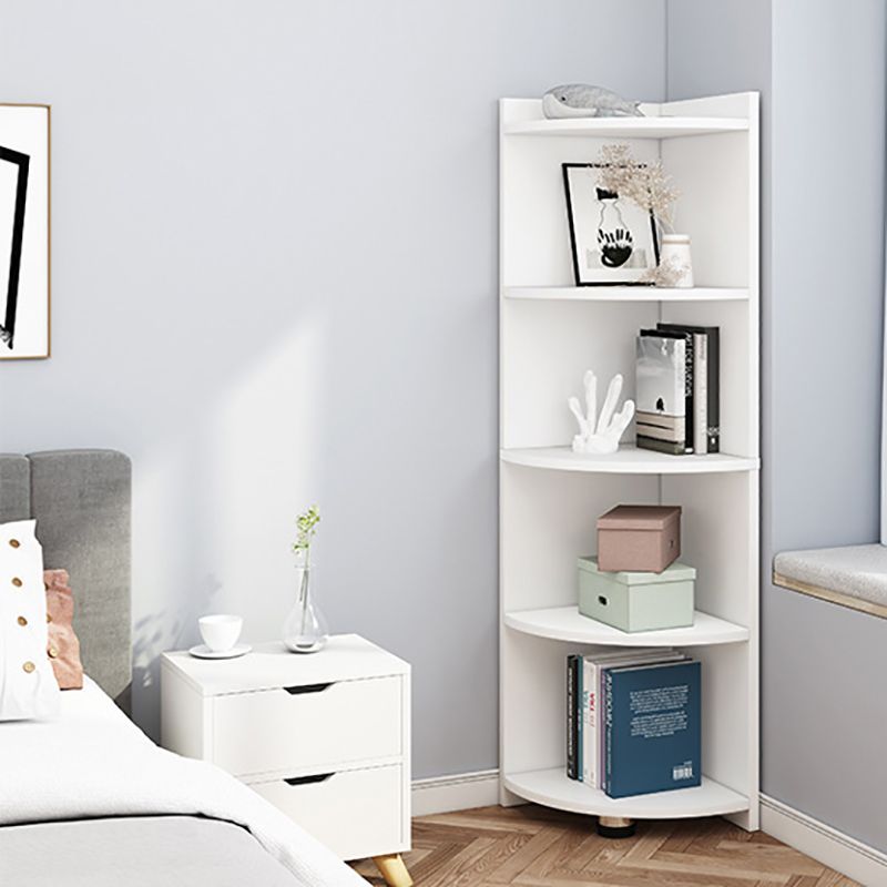 Moderno shelf -shelf -shelf -shelfcase libreria in legno ingegnerizzato con armadi
