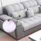 Contemporary Pillow Top Arm Furniture Sectionals in Grey for 3/4/5 People