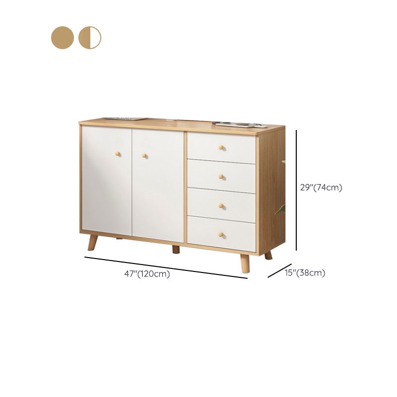 Commode de rangement contemporaine en bois avec 4/5/9 tiroirs