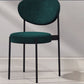 Glam Style Upholstered Side Chair Open Back Stackable Dining Chair Clearhalo 'Dining Chairs' 'Dining Tables & Seating' 'dining_chair' 'furn' 'furn_dining_chair' 'Furniture' 'furniture_dining_chair' 'Kitchen & Dining Furniture' 1200x1200_3c4f8d5f-a5c7-4164-8817-310be67b7333
