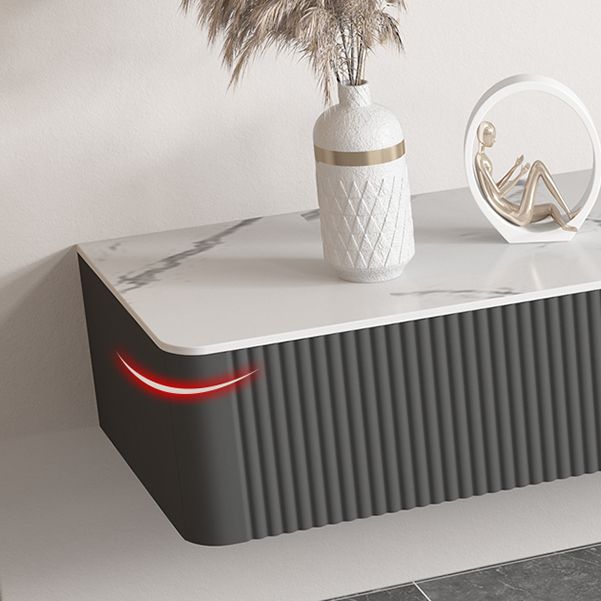 Gabinete de televisión montado en la pared Modern sintered Stone Home Console