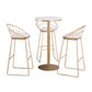Round 1/2/3/4 Pieces Pub Dining Set Modern Metal Living Room Counter Height Set Clearhalo 'Bar Furniture' 'furn' 'furn_home_bar_bar_sets' 'Furniture' 'Home Bars & Bar Sets' 'home_bar_bar_sets' 'Kitchen & Dining Furniture' 1200x1200_3c511334-ebaa-4af6-a70e-2767e112ae8a