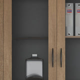 Archivo de archivos modernos medievales de madera Archivo vertical de archivos verticales