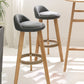 Contemporary Matte Finish Upholstered Bar Stools Restaurant Footrest Stool Clearhalo 'Bar Furniture' 'Bar Stools' 'bar_stools' 'furn' 'furn_bar_stools' 'Furniture' 'furniture_bar_stools' 'Kitchen & Dining Furniture' 1200x1200_3c530211-ab32-454c-8864-85ecfc658423