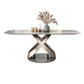 Modern Style Sintered Stone Table Dining Rectangle Table with Metal Legs for Home Use