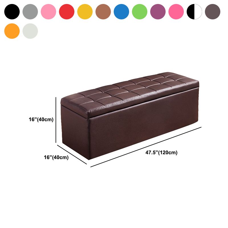 15.7" W Cushioned Bench Upholstered Mid-Century Modern Bench Clearhalo 'Benches' 'Chairs & Seating' 'furn' 'furn_benches' 'Furniture' 'Living Room Furniture' 1200x1200_3c5499ba-f621-467d-8852-6666656c146c