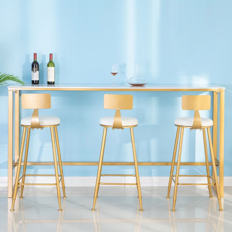 Moderne rechthoekige tafel en krukset 1/4/7-delige pub-eetset