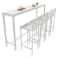 Rectangle Bar Dining Table Industrial Bar Dining Table with Trestle Base Clearhalo 'Bar Furniture' 'Bar Tables' 'bar_tables' 'furn' 'furn_bar_tables' 'Furniture' 'furniture_bar_tables' 'Kitchen & Dining Furniture' 1200x1200_3c560c91-5714-44a7-8760-90e5e6a144bf