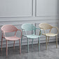 Contemporary Style Stackable Plastic Dining Chairs Open Back Kitchen Arm Chair Clearhalo 'Dining Chairs' 'Dining Tables & Seating' 'dining_chair' 'Furniture' 'furniture_dining_chair' 'Kitchen & Dining Furniture' 1200x1200_3c5ac931-12c7-466c-b9a9-43c2c3ad653e