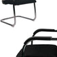 Modern Arms Included Chair Mid-Back Metal Base Chair in Black/Brown Clearhalo 'furn' 'furn_office_chair' 'Furniture' 'Office Chairs' 'Office Furniture' 'office_chair' 1200x1200_3c5d0c21-816d-469a-8bbb-c44e72ddfa17