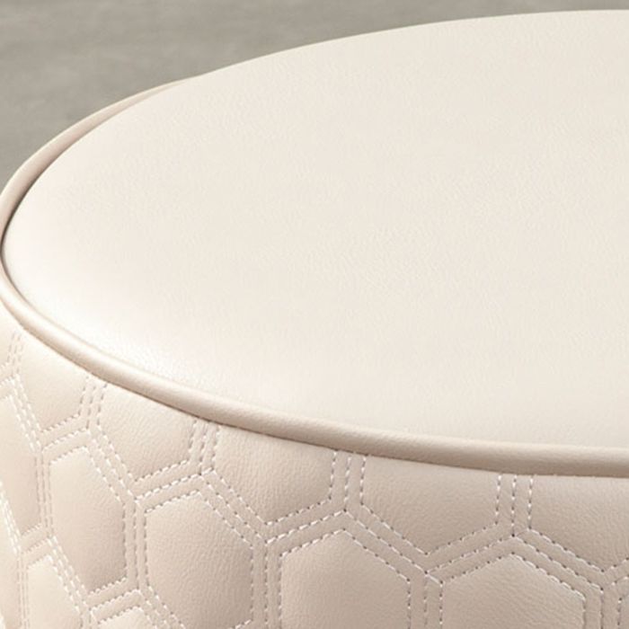 Wasserfestes Pouf Ottomane echtes Leder rundem moderner Osmanisch