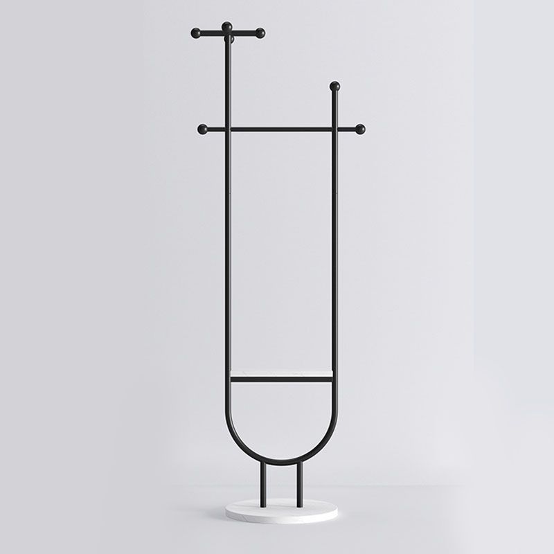 Zeitgenössischer Metallhalle-Hall-Stand 1-Shelf 70,87 "hoher Eingangshalle Baumbaum