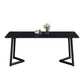 Industrial Sintered Stone Table Restaurant Rectangle Table with Double Pedestal Base Clearhalo ' dining_table' 'Dining Tables & Seating' 'Dining Tables' 'furn' 'furn_dining_table' 'Furniture' 'furniture_dining_table' 'Kitchen & Dining Furniture' 'kitchen&dining_furn' 'kitchen' 'kitchen_dining_table' 1200x1200_3c5fb8d5-d01a-4849-b88e-a9a6ebf255ab