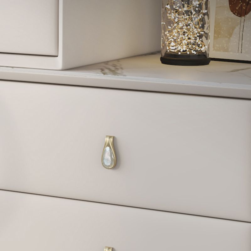 Tavolo da toeletta da toeletta per vanità in ardesia glam beige trucco vanità scrivania