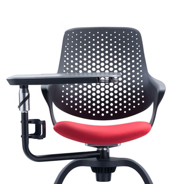 Silla de conferencia no angustiante moderna de plástico con silla de ruedas giratorias