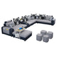 Contemporary 6-seater Modular Sectional with Storage for Living Room