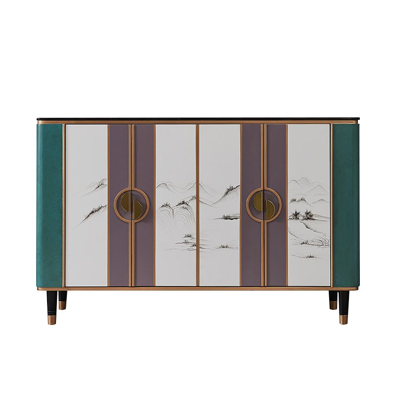 Contemporary & Modern Style Wood Buffet Sideboard with Cabinets Clearhalo 'buffet_sideboard' 'Buffets & Sideboards' 'furn' 'furn_buffet_sideboard' 'Furniture' 'Kitchen & Dining Furniture' 1200x1200_3c6804c6-ebaf-4125-b0e4-a5ee64f0523e