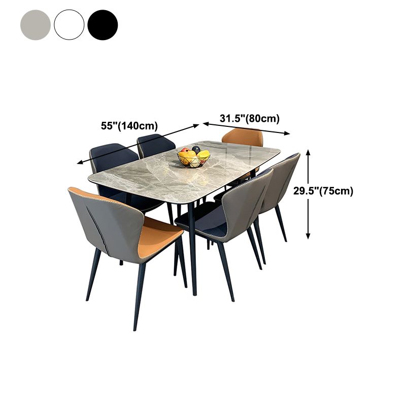 Home Dining Table Industrial Dining Room Table of Sintered Stone
