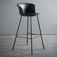Modern Bucket Low Back Counter Chair Faux Leather Counter Bar Stool for Dining Room