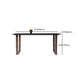 Modern Stone Rectangle Dining Table Solid Wood Base for Dining Room Clearhalo 'Dining Tables & Seating' 'Dining Tables' 'dining_table' 'furn' 'furn_dining_table' 'Furniture' 'Kitchen & Dining Furniture' 1200x1200_3c6ead29-5059-42e7-8cb8-646add76018c
