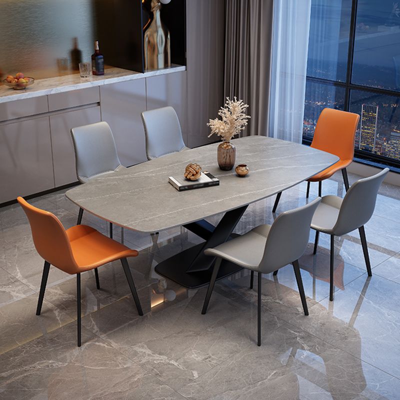 Rectangle Luxury Dining Table Four-Color Fixed Table with Sintered Stone Clearhalo ' dining_table' 'Dining Tables & Seating' 'Dining Tables' 'furn' 'furn_dining_table' 'Furniture' 'furniture_dining_table' 'Kitchen & Dining Furniture' 'kitchen&dining_furn' 'kitchen' 'kitchen_dining_table' 1200x1200_3c724c45-3ca8-419a-b084-013f02a04011