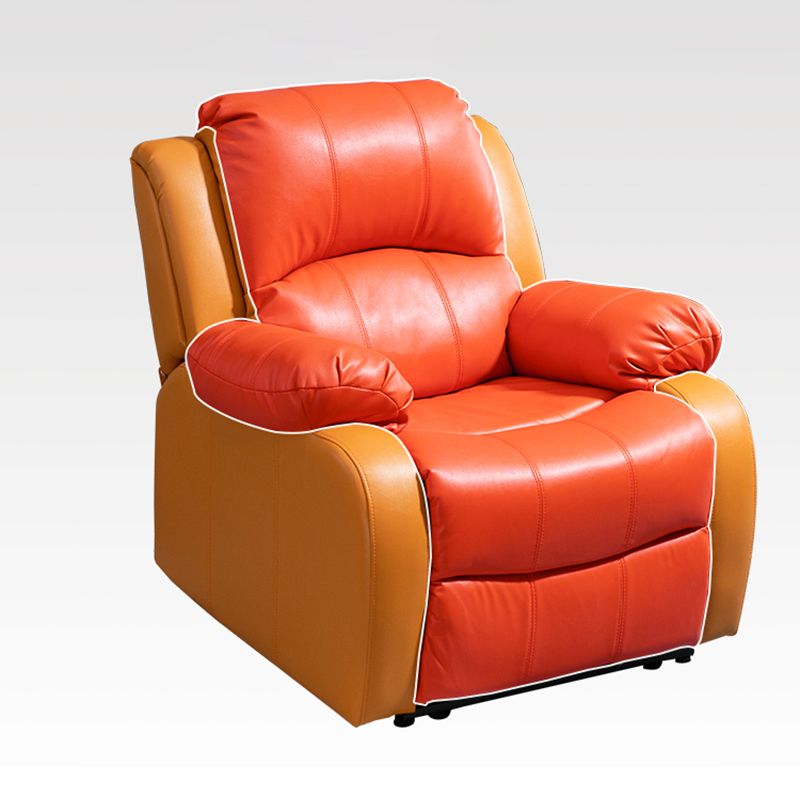 Traditional Swivel Rocker Standard Recliner 35.4" Wide Solid Color Recliner Chair Clearhalo 'Chairs & Seating' 'furn' 'furn_recliners' 'Furniture' 'Living Room Furniture' 'Recliners' 1200x1200_3c725533-507d-4c1a-a4e6-40d316d72b7a