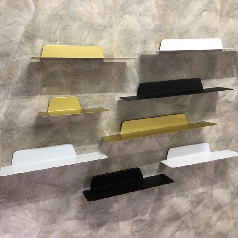 Scandinavian Metal Floating Bookcase 6" Wide Living Room Book Shelf Clearhalo 'Bookcases' 'furn' 'furn_bookcases' 'Furniture' 'Office Furniture' 1200x1200_3c7b2cec-b0fe-4bb1-91cf-0f60c074c8ca