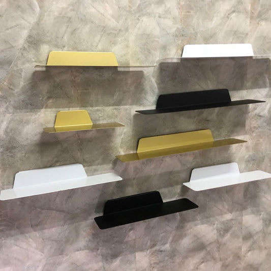 Scandinavian Metal Floating Bookcase 6" Wide Living Room Book Shelf Clearhalo 'Bookcases' 'furn' 'furn_bookcases' 'Furniture' 'Office Furniture' 1200x1200_3c7b2cec-b0fe-4bb1-91cf-0f60c074c8ca