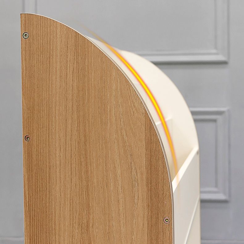 Contemporary Bookshelf Engineered Wood Open Shelf for Office with Caster Wheels Clearhalo 'Bookcases' 'Furniture' 'furniture_bookcases' 'kitchen' 'kitchen_bookcases' 'Living Room Furniture' 'Office Furniture' 1200x1200_3c804671-097d-4abd-9e27-62f72bd3ec48