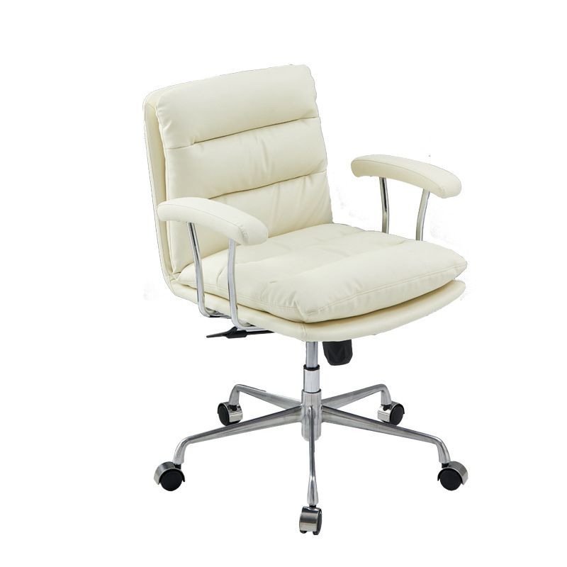 Modern Fixed Arms Desk Chair Height-adjustable Ergonomic Office Chair Clearhalo 'furn' 'furn_office_chair' 'Furniture' 'Office Chairs' 'Office Furniture' 'office_chair' 1200x1200_3c823ae4-d0dd-43ba-85b3-f954bf30cd25