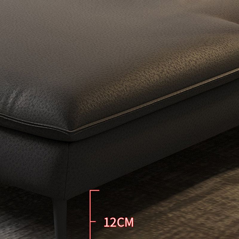 Nordic Stationary Square bras faux cuir coussins salon canapé chaise