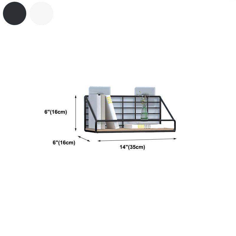 Modern Metal Bookcase, Geometric Bookshelf for Any Room, 6.5" W Clearhalo 'Bookcases' 'furn' 'furn_bookcases' 'Furniture' 'Office Furniture' 1200x1200_3c83ede7-1636-48d5-b272-22f81cc1fbb0