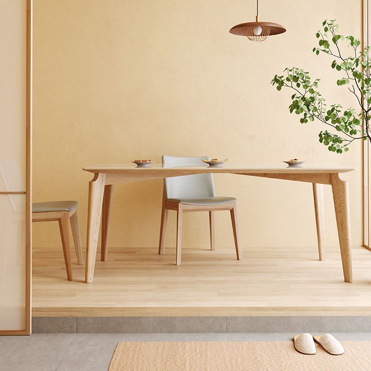 Rechthoek eettafel Midden-eeuwse moderne eettafel met 4 poten