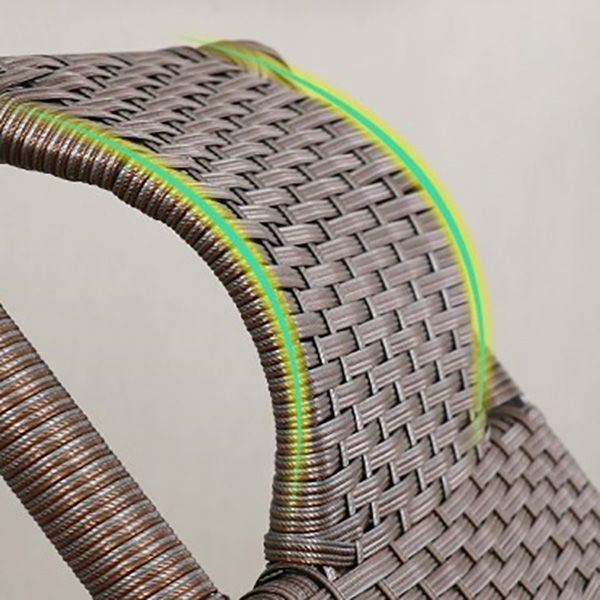 Chaise à bascule moderne du milieu du siècle