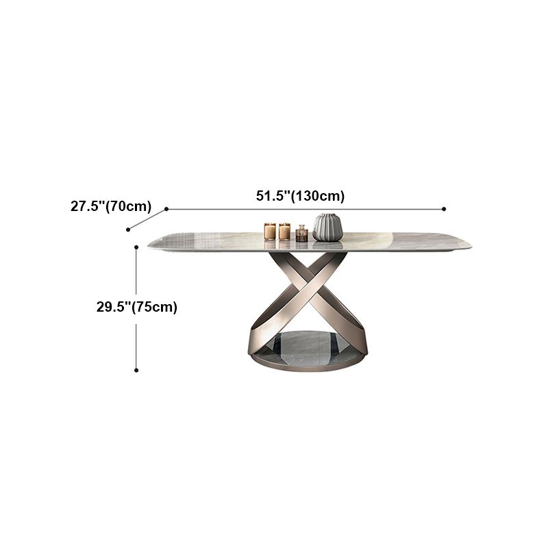 Contemporary 1/4/5/6 Pieces Dining Set Gray Sintered Stone Dining Room Set Clearhalo 'Dining Room Sets' 'Dining Tables & Seating' 'dining_room_set' 'furn' 'furn_dining_room_set' 'Furniture' 'furniture_dining_room_set' 'Kitchen & Dining Furniture' 'kitchen&dining_furn' 'kitchen' 1200x1200_3c84c9c5-695c-4163-a072-9b995eafa1aa