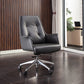 Padded Arms Contemporary Managers Chair Gray Leather Swivel Chair Clearhalo 'furn' 'furn_office_chair' 'Furniture' 'Office Chairs' 'Office Furniture' 'office_chair' 1200x1200_3c85e98e-59e9-4887-a1bd-3aa4866e0e20