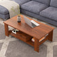 Contemporary Wooden with Storage Shelf Rectangular Single Coffee Table Clearhalo 'Coffee & Accent Tables' 'Coffee Tables' 'coffee_tables' 'furn' 'furn_coffee_tables' 'Furniture' 'Living Room Furniture' 1200x1200_3c87690d-26ff-4bff-b33a-620b254cd149