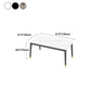 Stone Top Dining Table Rectangle Contemporary Table with 4 Black Legs Clearhalo 'Dining Tables & Seating' 'Dining Tables' 'dining_table' 'furn' 'furn_dining_table' 'Furniture' 'furniture_dining_table' 'Kitchen & Dining Furniture' 'kitchen' 'kitchen_dining_table' 1200x1200_3c884746-01b4-4d4b-befb-37b3668284cf