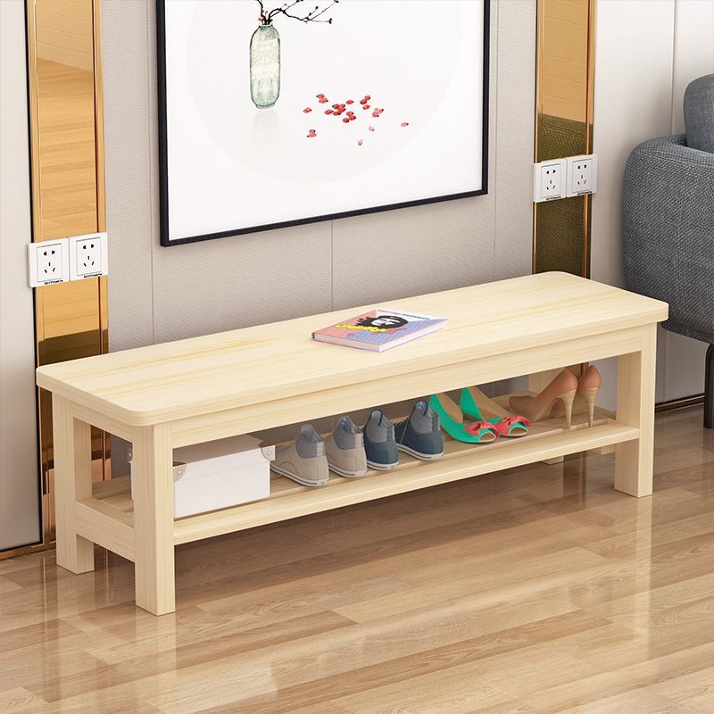 11.8" Wide Modern Entryway and Bedroom Bench Solid Wood Pine Bench Clearhalo 'Benches' 'Chairs & Seating' 'furn' 'furn_benches' 'Furniture' 'Living Room Furniture' 1200x1200_3c8934b9-e926-47d1-bffe-f07b9b1798ef