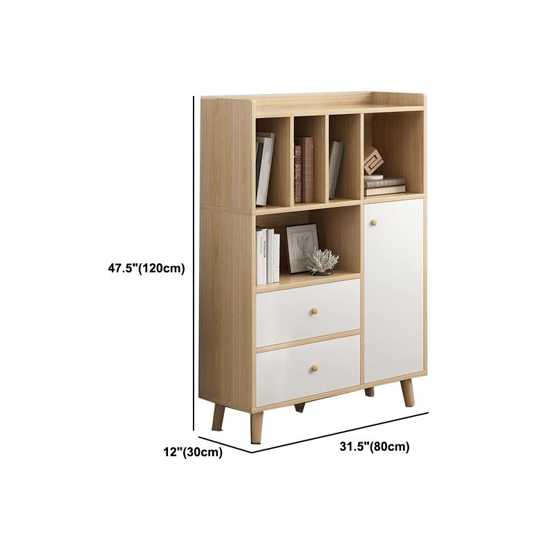 Libreria moderna per finiture opache in legno Bookcase con archiviazione dei cassetti