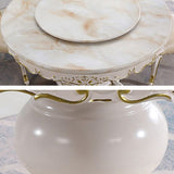 Solid Wood Victorian Round Table Marble Dining Table with Pedestal Base Clearhalo ' dining_table' 'Dining Tables & Seating' 'Dining Tables' 'furn' 'furn_dining_table' 'Furniture' 'furniture_dining_table' 'Kitchen & Dining Furniture' 'kitchen&dining_furn' 'kitchen' 'kitchen_dining_table' 1200x1200_3c8e28c2-4c95-4b13-959d-ef06d217b75a