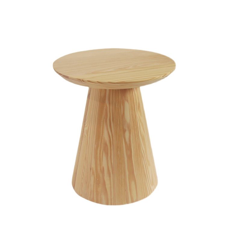 Scandinavian Solid Wood Round Pedestal Living Room Side End Table Clearhalo 'Coffee & Accent Tables' 'End & Side Tables' 'end_side_tables' 'furn' 'furn_end_side_tables' 'Furniture' 'Living Room Furniture' 1200x1200_3c8e6fea-3b04-46f5-a490-853395432b3f