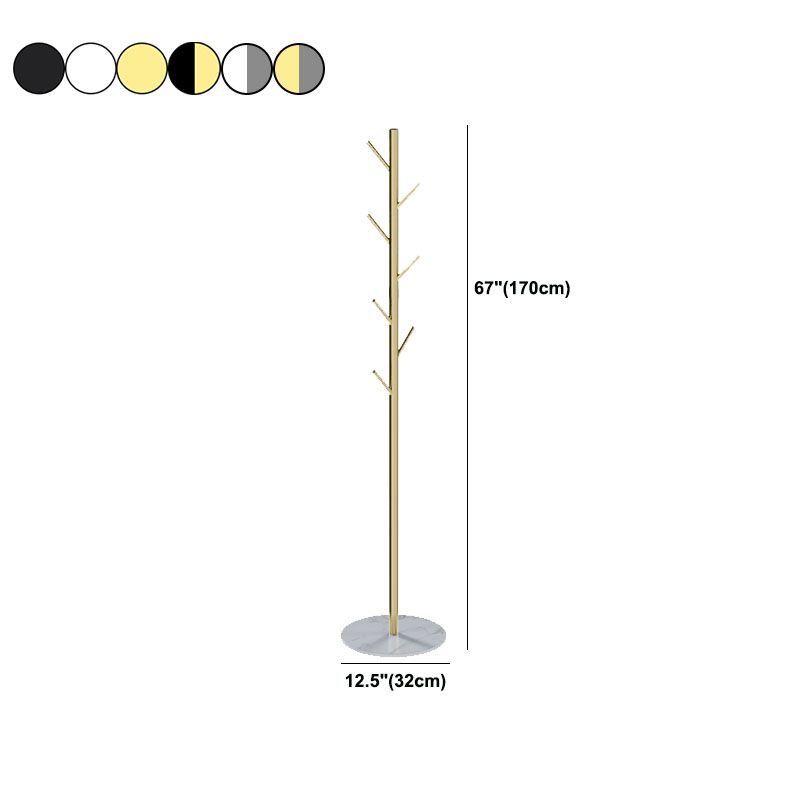 Magnuoso Hall de Entrada Hall Tree Raugs Rack de abrigo de metal para dormitorio