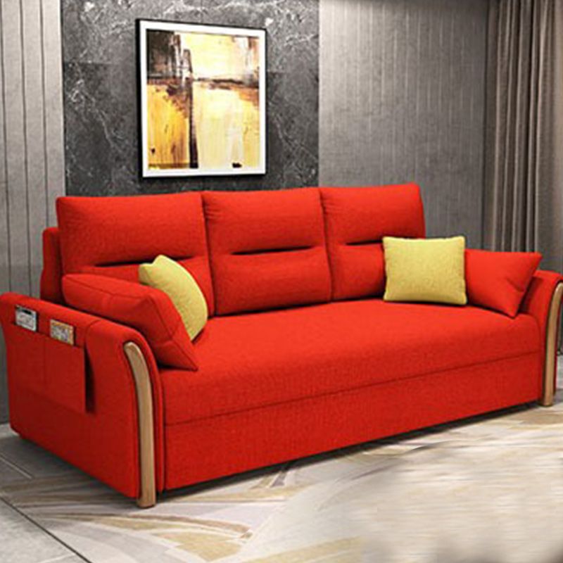 Fabric Sofa Bed Settee Furniture Flared Arm Latex Filled Sofa Clearhalo 'furn' 'furn_sofas' 'Furniture' 'furniture_sofas' 'kitchen' 'kitchen_sofas' 'Living Room Furniture' 'Sofa' 'sofas' 1200x1200_3c8ef6de-4384-4023-b504-809270a6bdf8