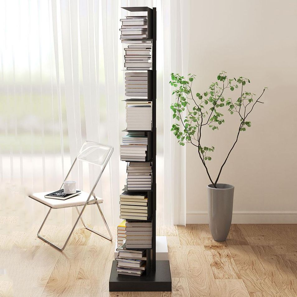 Closed Back Bookshelf Contemporary Style Invisible Bookcase for Study Room Clearhalo 'Bookcases' 'furn' 'furn_bookcases' 'Furniture' 'furniture_bookcases' 'Office Furniture' 1200x1200_3c902b5f-5741-4508-9de2-476a61523720