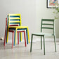 Scandinavian Plastic Side Chair Stackable Kitchen Dining Room Chair Clearhalo 'Dining Chairs' 'Dining Tables & Seating' 'dining_chair' 'Furniture' 'furniture_dining_chair' 'Kitchen & Dining Furniture' 1200x1200_3c925efe-bfbe-4a76-8652-47ba023e8ffb