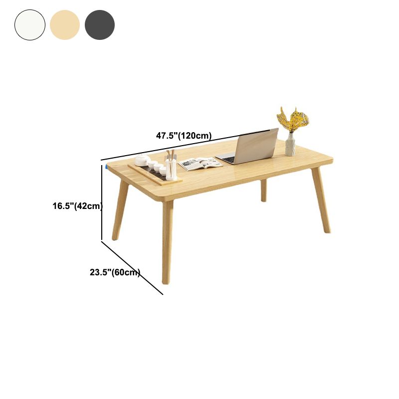 16.5 "lange 4 poten natuurlijke/ witte rechthoekige houten tafelblad salontafel